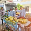 Polres Pelabuhan Tanjungperak Gelar Gerakan Pangan Murah Hasil Panen Lahan Ketahanan Pangan