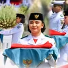 Haru! Celina Olivia Apriani Theo, Pelajar SMK Pontianak yang Bawa Baki Merah Putih di Hadapan Prabowo