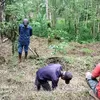 Tak Cuma Datang ke Rumah Warga, Bhabinkamtibmas Bulukumpa Jalan Kaki Temui Petani Porang di Kebun