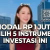 5 Pilihan Investasi Aman untuk Pemula yang Punya Duit Rp 1 Juta