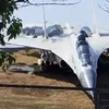 Sistem Pengereman Bermasalah saat Test Flight, Sukhoi Su-30MK2 Keluar Landasan di Bandara Sultan Hasanuddin