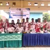 Usai Muscam Indralaya Utara, DPC ABPEDNAS OI Bagikan Masker 