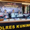 KURUN WAKTU 2 BULAN, POLRES KUNINGAN UNGKAP BELASAN KASUS NARKOBA HINGGA BALAP LIAR