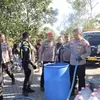 Terapkan Ecology Policing, Patroli Gentong Polres Trenggalek Kembali Salurkan Bantuan Air Bersih