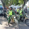 Pasi Ops Kodim 0719/Jepara Kapten Arh Elfian JS Bersama Polres Gelar Simulasi Pengamanan Pilpet 2026