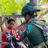 Peduli Kesehatan Masyarakat, Satgas Yonif 645/GTY Gelar Pelayanan Kesehatan dan Anjangsana di Benawa