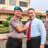Jelang Purna Tugas, Kasi Propam Polres Tegal Kota Terima Pangkat Pengabdian