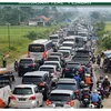 Arus Balik Terhambat Banjir Ketanggungan Brebes, Polres Tegal Rekayasa Lalu Lintas Alihkan Arus