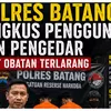 Polres Batang Ringkus Pengguna Shabu dan Pengedar Obat Keras Illegal
