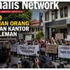 Kantor BPN Sleman DIGeruduk Massa