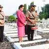 Ingat Perjuangan Pendahulu Polri , jajaran Polres Tegal kota Ziarah ke TMP dan Tabur Bunga