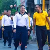 Polres Tegal Kota dan Lanal Tegal Jalin Silaturahmi Lewat Olahraga Bersama