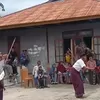 Tradisi dan Budaya Berpadu, Halalbihalal Desa Terong Dimeriahkan Tarian Hedung