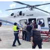 Helikopter Evakuasi Dua Warga Palue ke Maumere, Lansia Patah Tulang dan Ibu Hamil Siap Bersalin