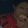 Viral Kiper Belgia Makan Apel saat Tertinggal Dua Gol dari Senegal