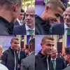Ronaldo Tak Terduga Bertemu dengan Presiden FIFA; Ekspresi Wajahnya yang Serius Menarik Perhatian