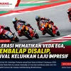 Start dari Belakang, Veda Ega Bikin Rival Frustrasi dengan Manuver Ganas di Moto3 Catalunya