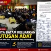 LAM Kota Batam Keluarkan Keputusan Adat: Penjualan Babi dan Tuak Harus Tertib, Raja Situmorang Diminta Minta Maaf Terbuka