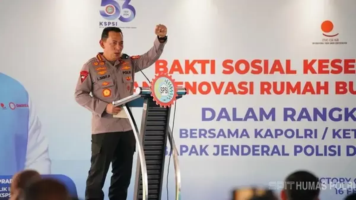 Kapolri Jenderal Listyo Sigit mengahadiri HUT 53 KSPI
