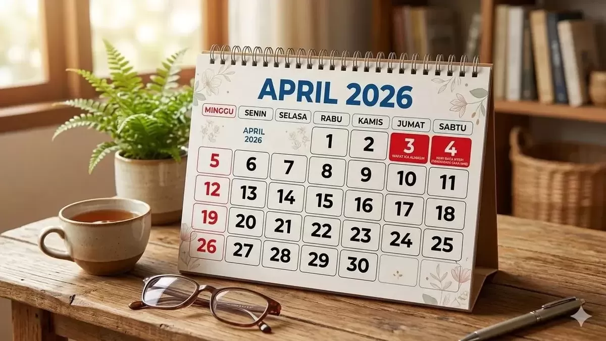 Pemerintah menetapkan 3 dan 5 April 2026 sebagai libur nasional tanpa cuti bersama