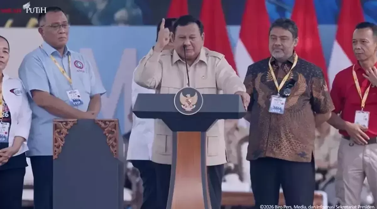 Pidato Hari Buruh 2026, Presiden Prabowo Subianto Janjikan Kredit Murah hingga Perlindungan Ojol