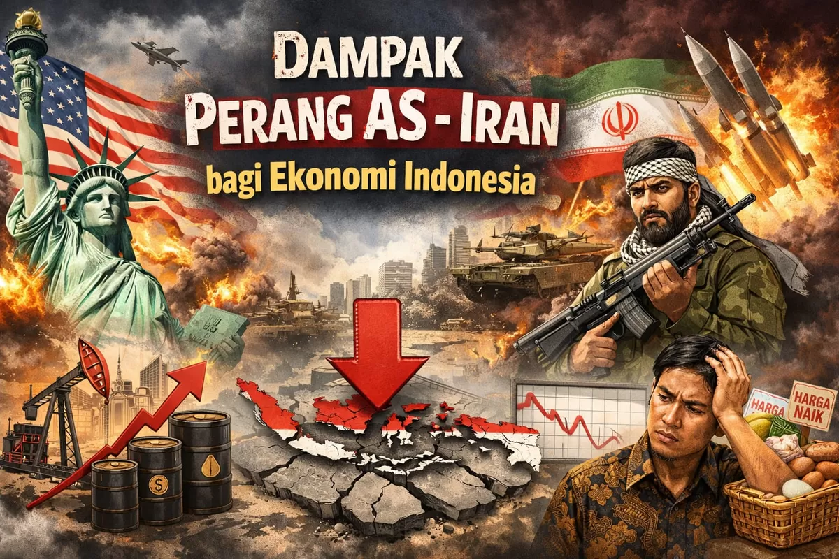 Pengamat ekonomi Noviardi Ferzi saat memberikan pernyataan terkait dampak perang AS-Iran terhadap ekonomi Indonesia di Jambi, Sabtu (28/2/2026). Ia memperingatkan tiga tekanan sekaligus: energi, fiskal, dan moneter.