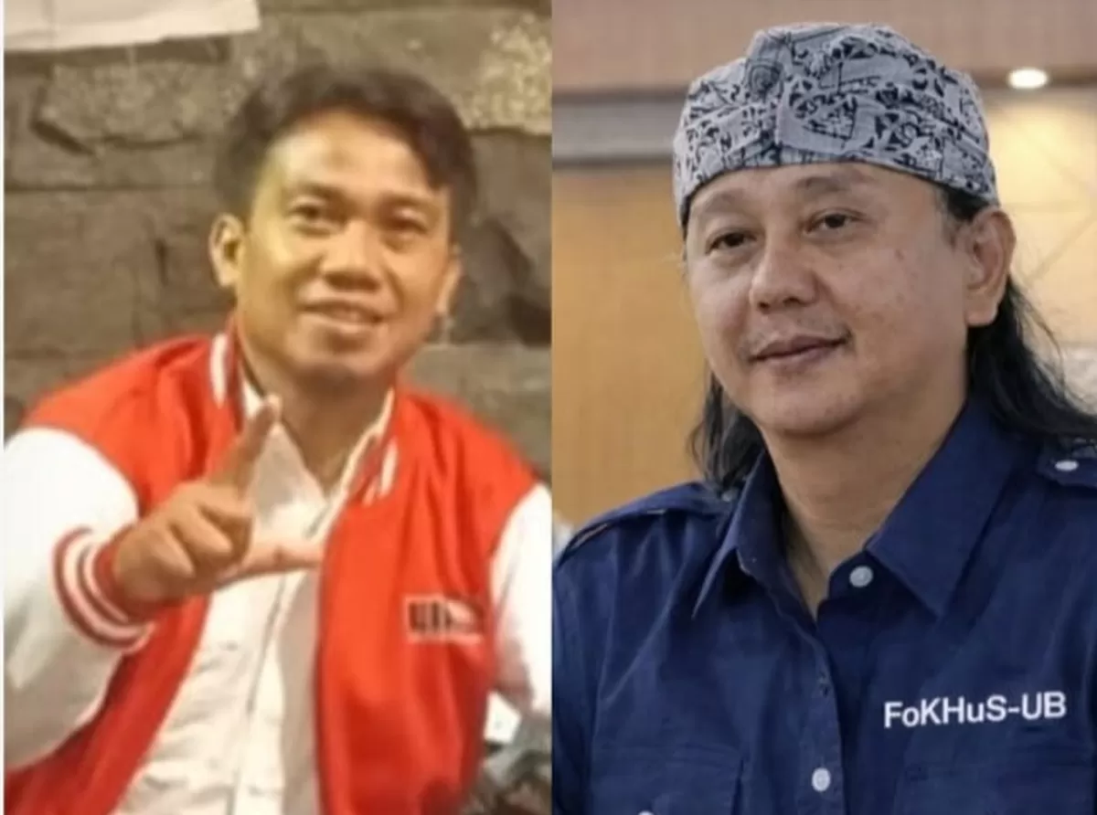 Kanan-Sekda DPD LIRA Kota Malang, Nur Sofyan. Kiri-Sekjen FoKHuS UB, Yan Okfian.