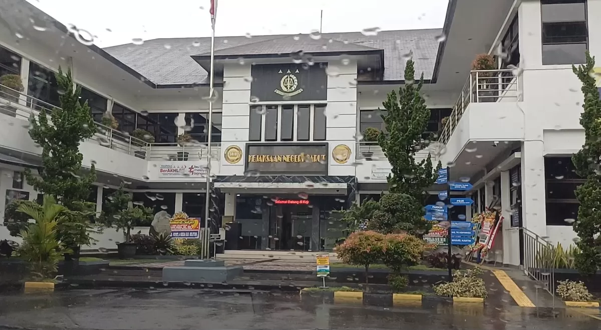 Kantor Kejari Garut di Jl. Suherman, Desa Jayaraga, Kecamatan Tarogong Kidul, Kabupaten Garut nampak megah dan asri. (ft: asep ahmad)