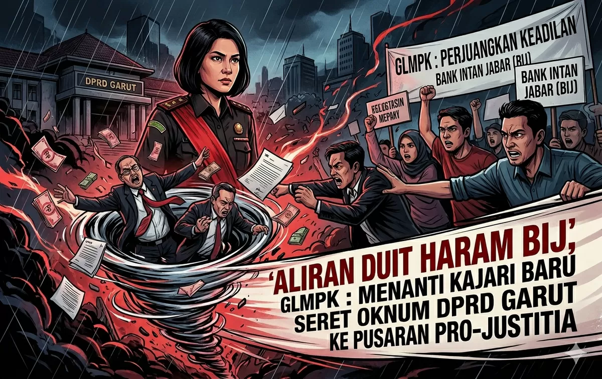 Foto : Ilustrasi redaksi; Aliran Duit Haram BIJ Masuk Kantong Anggota DPRD?, GLMPK : Menanti Kajari Baru Seret Oknum DPRD Garut ke Pusaran Pro-Justitia