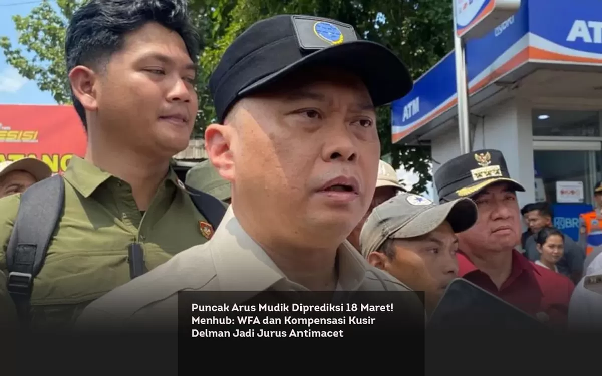 Menteri Perhubungan RI, Dudy Purwagandhi memberikan keterangan pers saat kunjungan kerja meninjau pemberian kompensasi untuk kusir delman di Polres Garut. Foto: antara