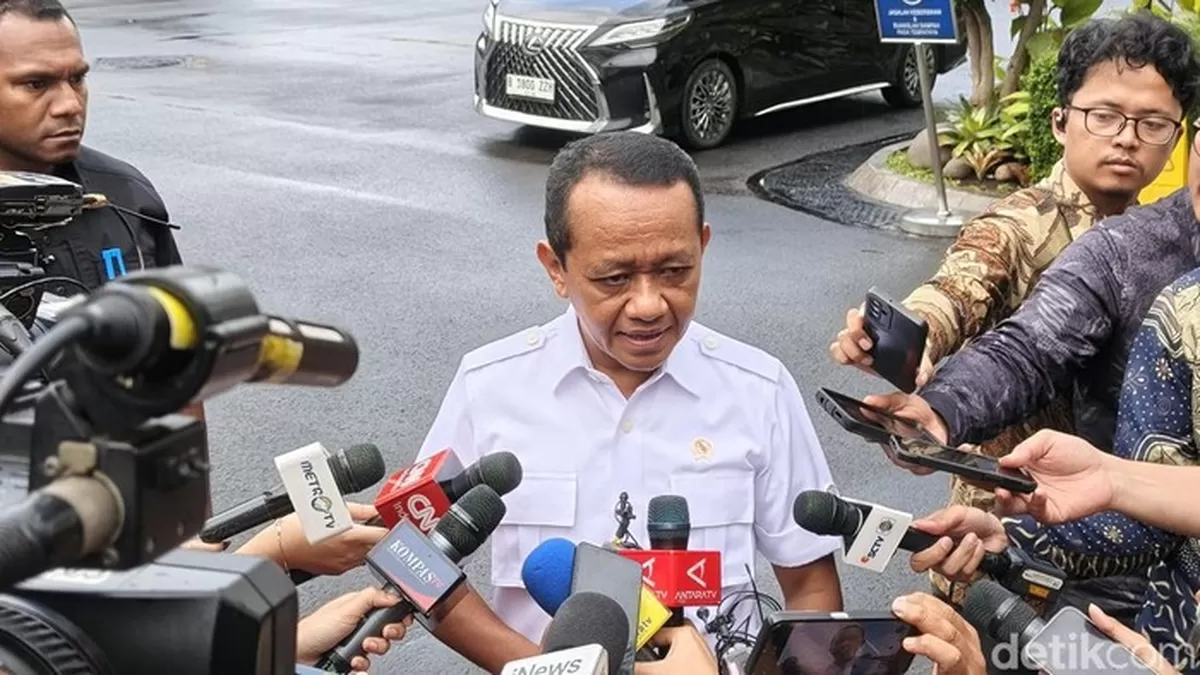 Menteri Energi dan Sumber Daya Mineral (ESDM) Bahlil Lahadalia.Foto: Herdi Alif Al Hikam/detikcom