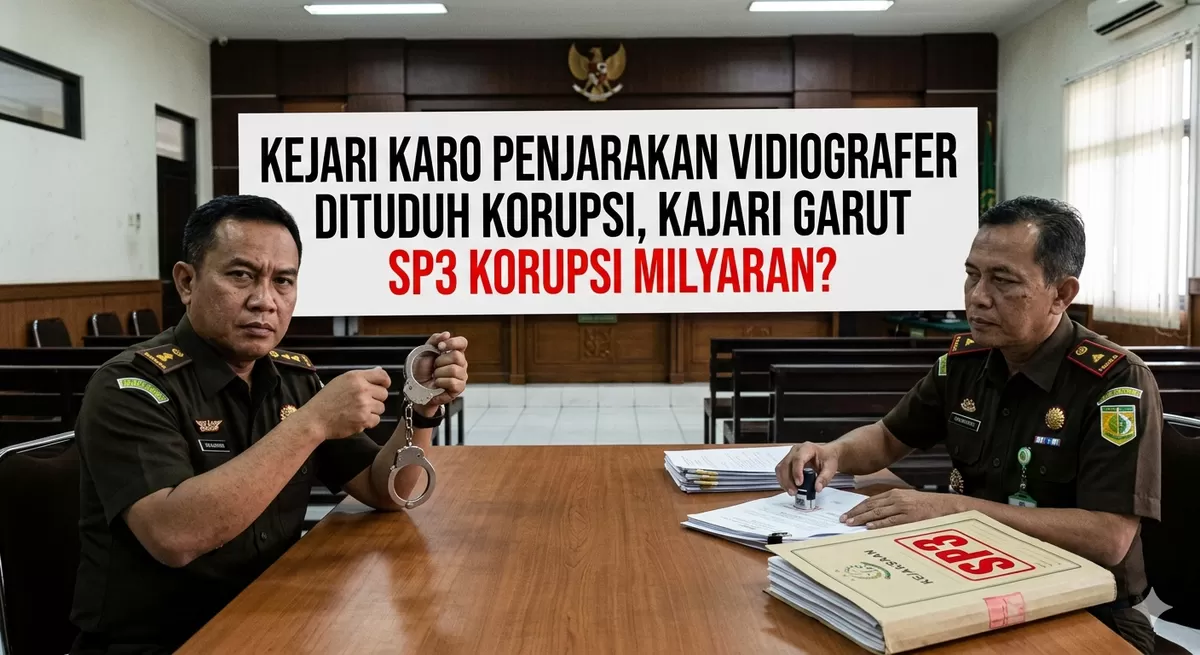 foto : ilustrasi Kejari Karo Penjarakan Vidiografer Dituduh Korupsi, Kajari Garut SP3 Korupsi Ratusan Milyaran