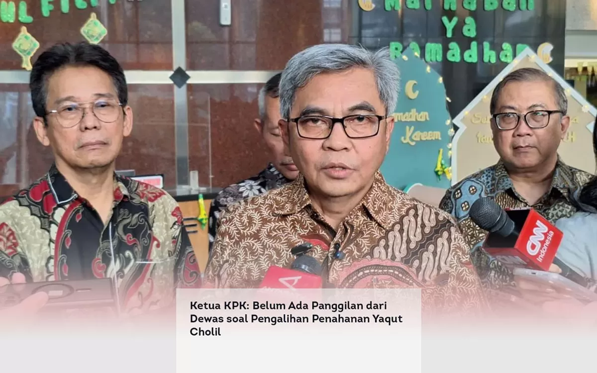 Ketua Komisi Pemberantasan Korupsi (KPK) Setyo Budiyanto (tengah). [foto:antara]