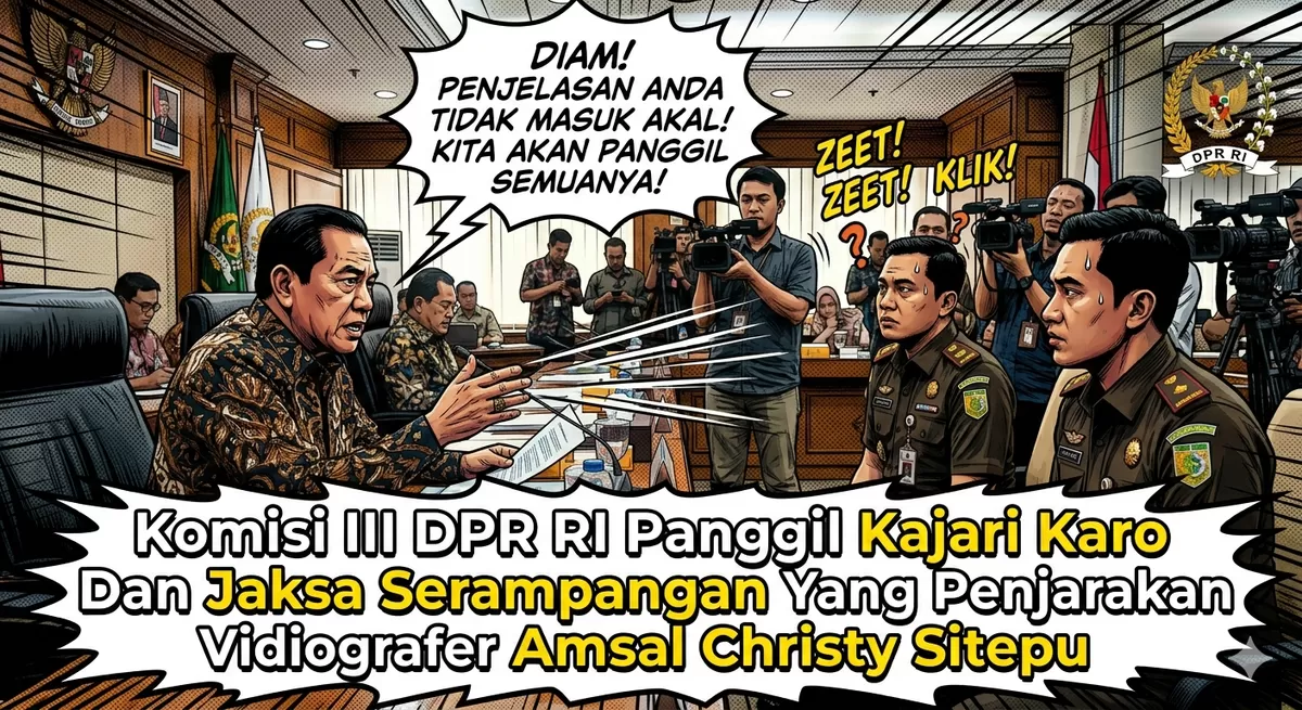 Foto : ilustrasi, Komisi III DPR RI Panggil Kajari Karo Dan Oknum Jaksa Serampangan Yang Penjarakan Vidiografer Amsal Christy Sitepu