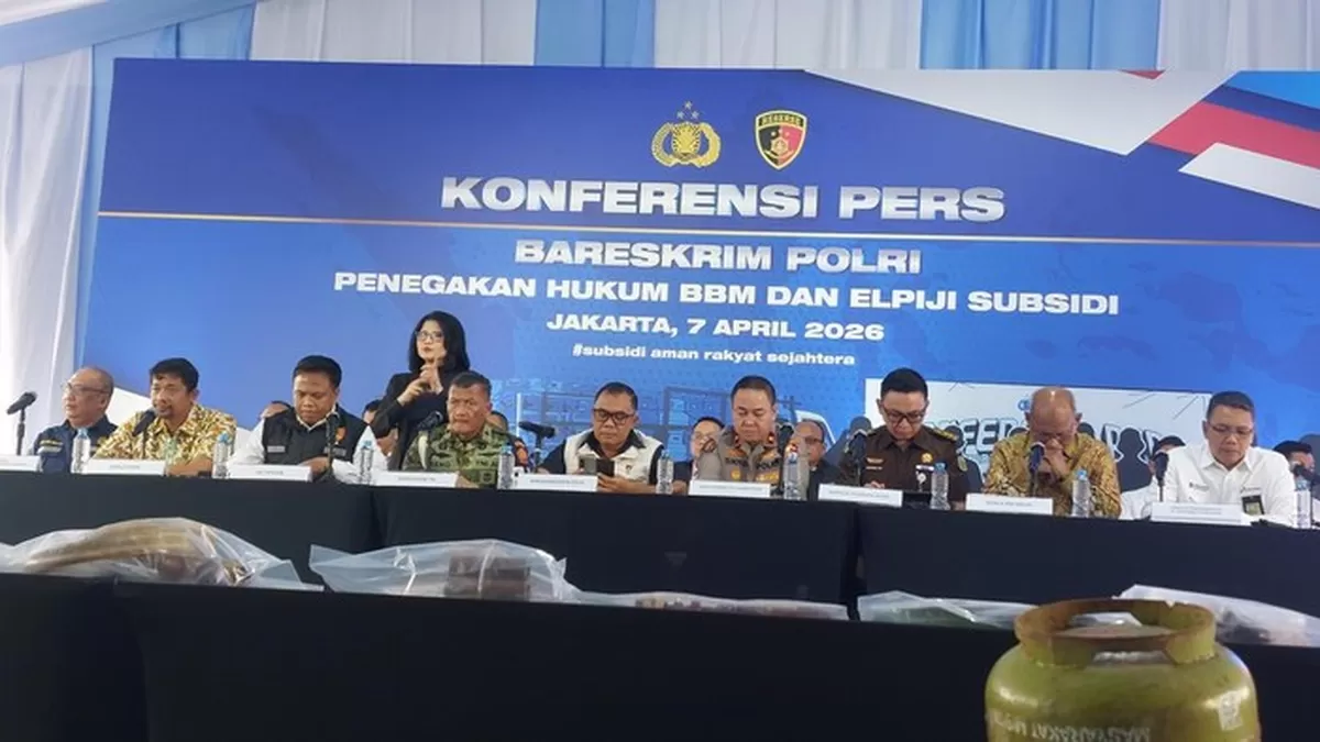 Foto: Konferensi pers di Bareskrim Polri (detikcom)