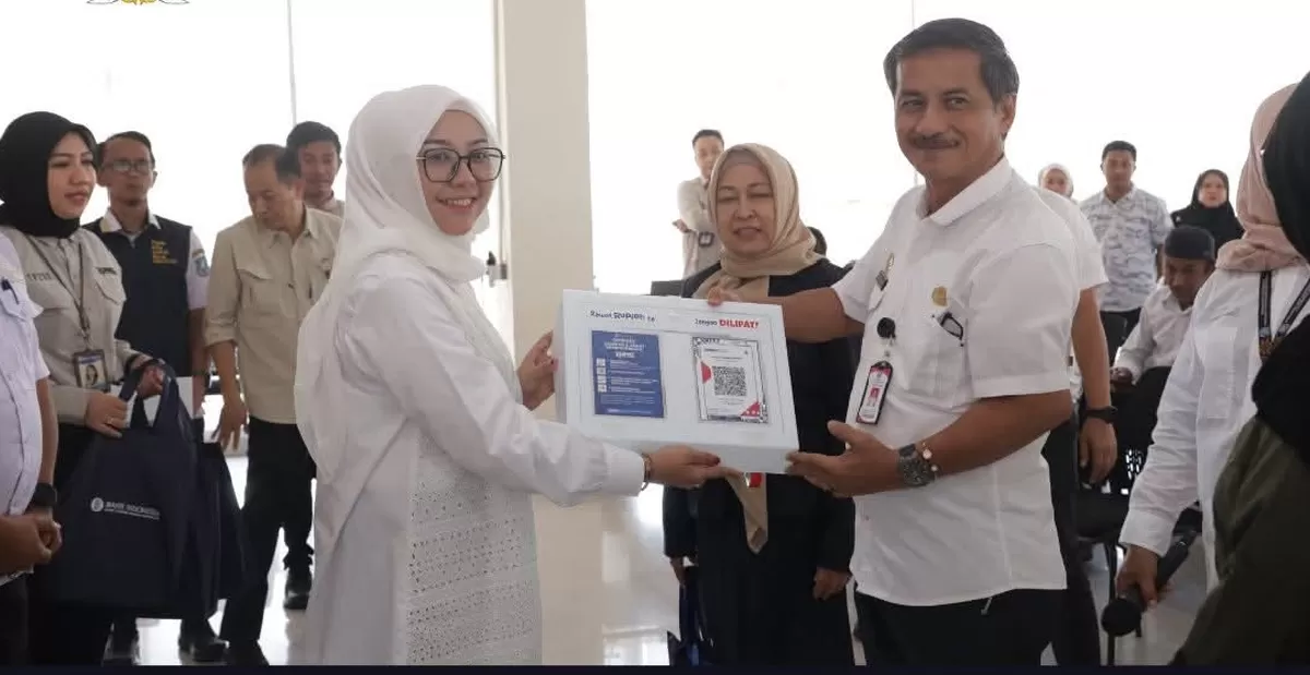 Ketua DPRD Bulukumba Umy Asyiatun Khadijah menghadiri High Level Meeting evaluasi digitalisasi pajak dan ASN Digital di Gedung Pinisi.