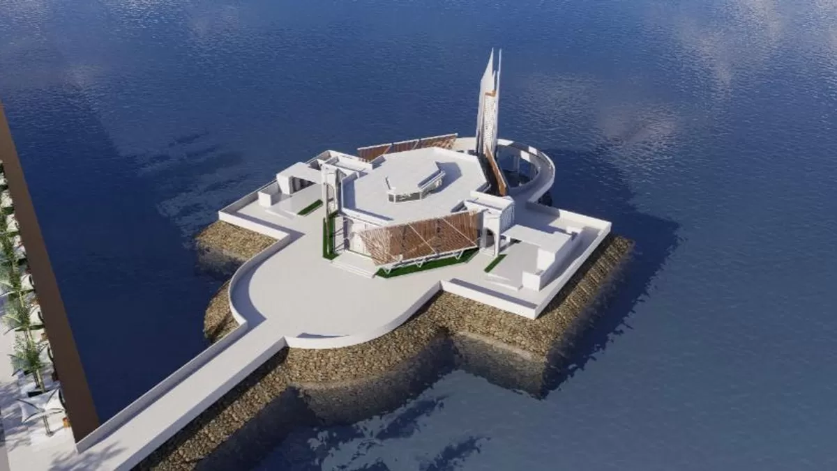 Rencana Masjid Apung Pantai Merpati Bulukumba diproyeksikan menjadi ikon wisata religi