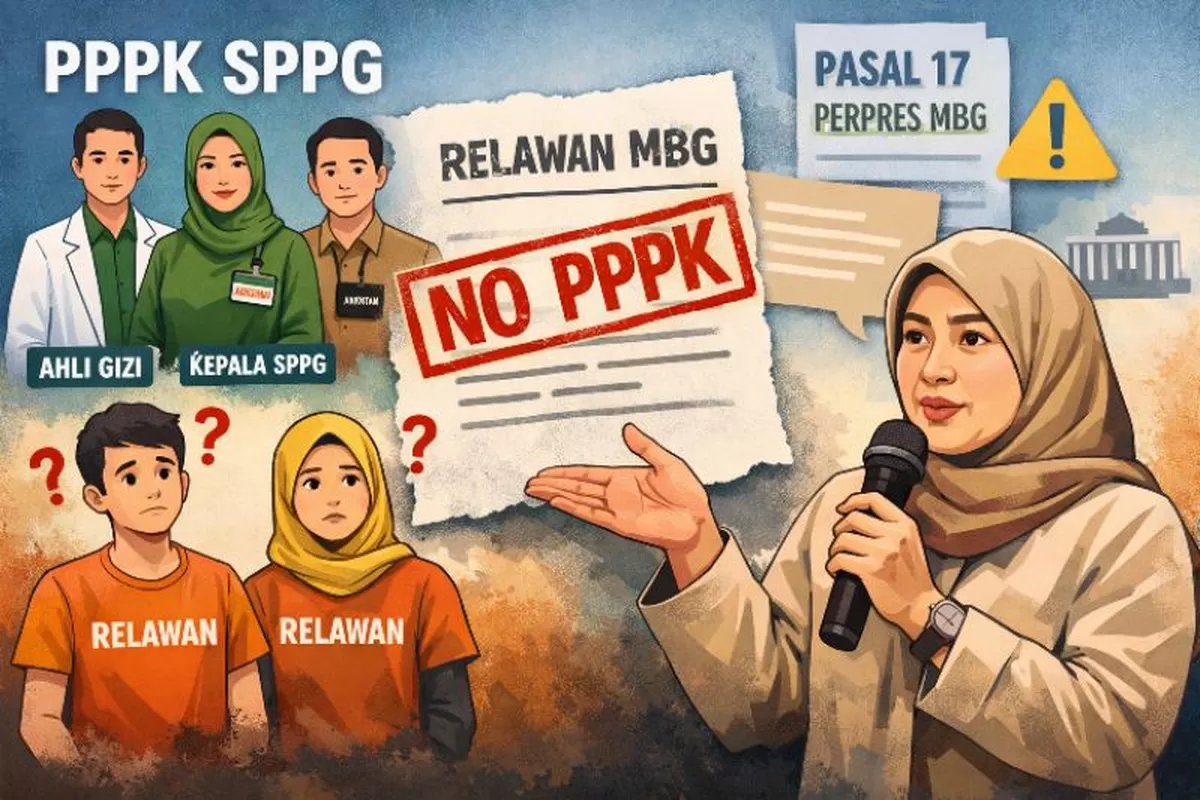 (Ilustrasi) Wakil Kepala Badan Gizi Nasional Nanik S Deyang menegaskan ketentuan PPPK bagi pegawai inti SPPG Program Makan Bergizi Gratis.