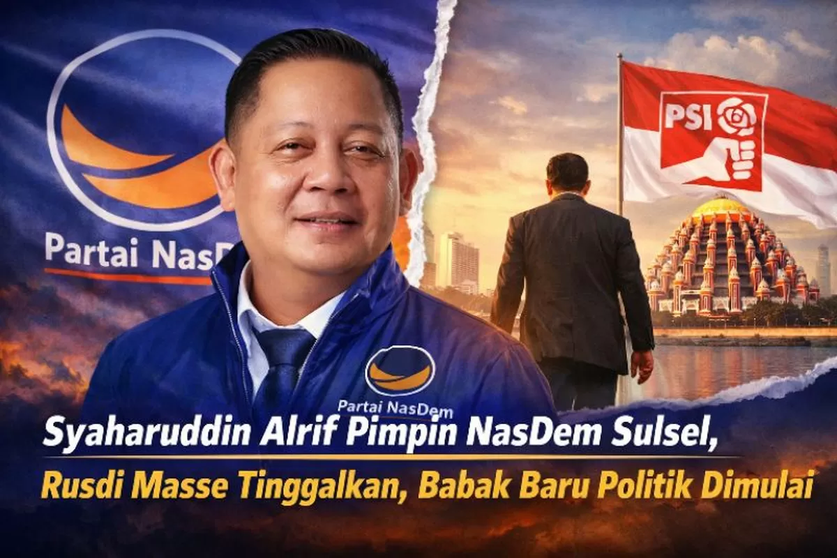 (Ilustrasi) Pergantian kepemimpinan NasDem Sulsel dari Rusdi Masse ke Syaharuddin Alrif