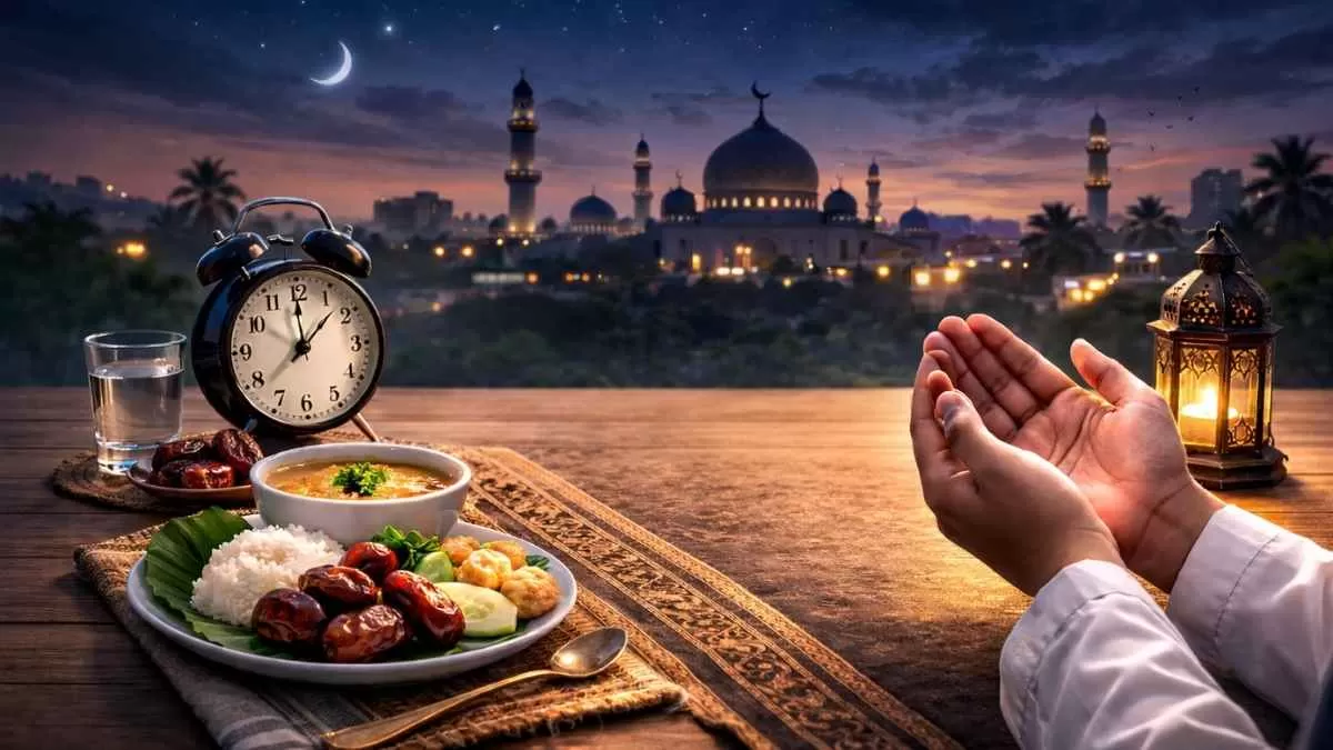 Jadwal imsakiyah Ramadan digunakan sebagai pengingat persiapan puasa sebelum waktu Subuh di Indonesia.
