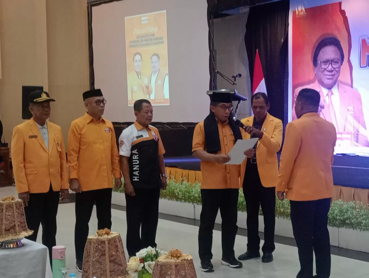 H. Supriadi ditetapkan sebagai Ketua Partai Hanura Bulukumba periode 2025–2030 pada Muscab di Hotel Agri Bulukumba.