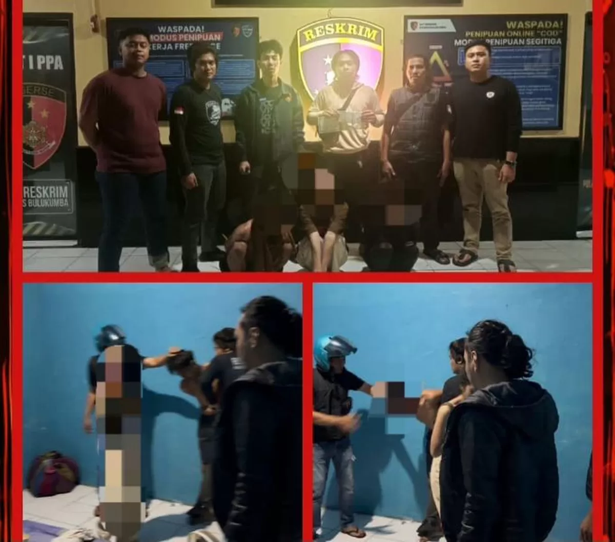 Tiga pelaku curat berhasil diamankan Tim Resmob Polres Bulukumba bersama sejumlah barang bukti hasil pencurian di dua TKP Jalan Panjaitan.