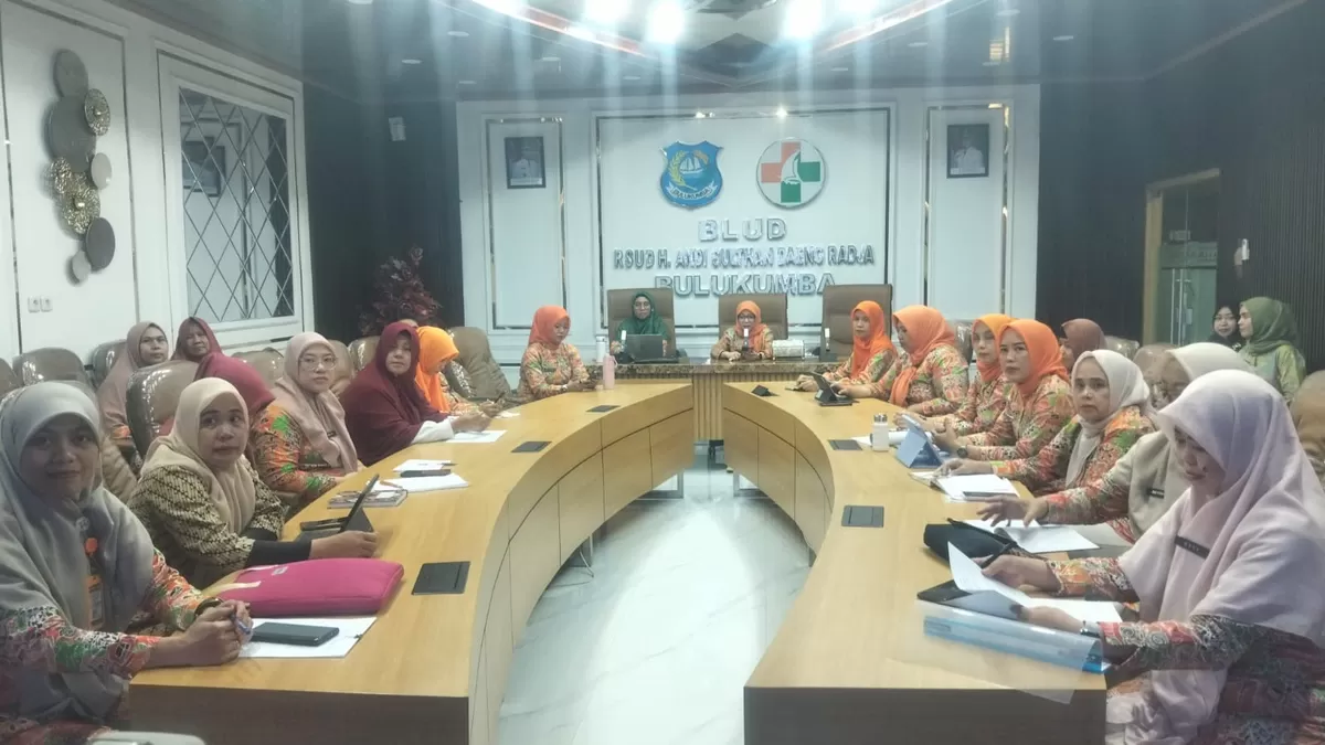 Suasana re-sosialisasi standar akreditasi LAM KPRS di RSUD H. Andi Sulthan Dg Radja Bulukumba, Kamis (23/4/2026).