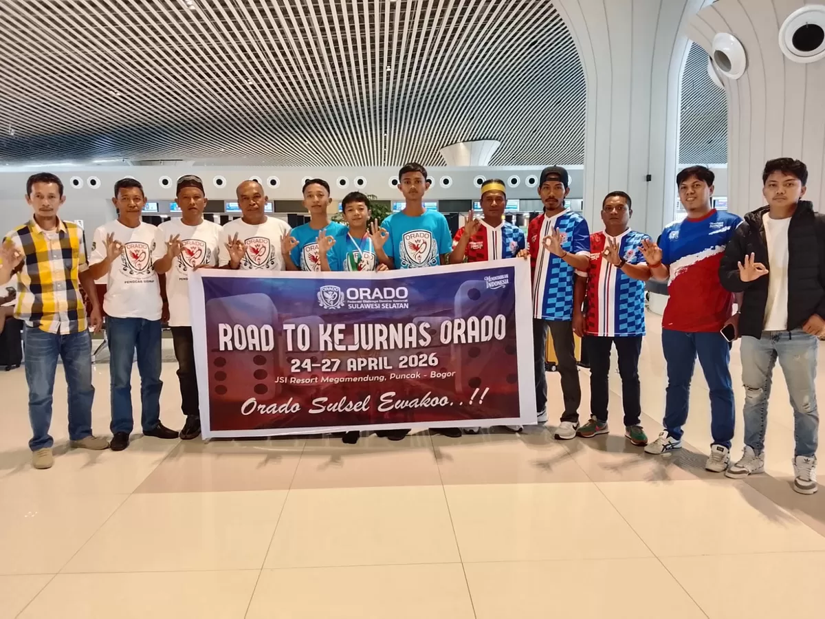 Kontingen atlet Domino ORADO Sulsel resmi diberangkatkan menuju Kejurnas Domino 2026 di Bogor, dengan atlet junior Bulukumba menjadi salah satu andalan medali.