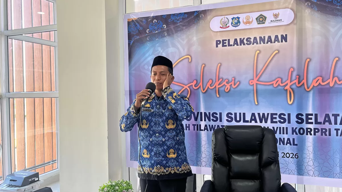 Sebanyak 15 ASN Kabupaten Bulukumba mengikuti Seleksi Kafilah MTQ VIII KORPRI Tingkat Provinsi Sulawesi Selatan Tahun 2026 yang berlangsung secara daring di Gedung Pinisi BKPSDM Bulukumba.