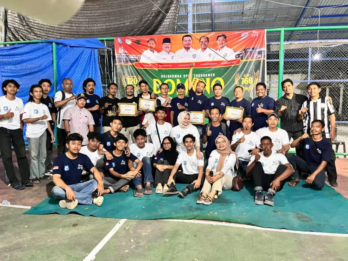 Open Turnamen Domino Bulukumba Cup I yang berlangsung sukses dan meriah.