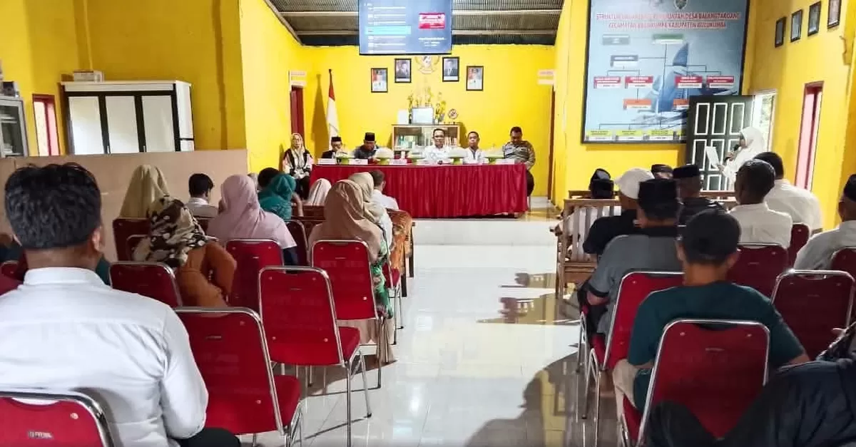 Anggota DPRD Kabupaten Bulukumba Dapil III Bulukumpa–Rilau Ale dari Fraksi Golkar, H. Bahtiar Ilham, menghadiri Musrenbang RKPDesa 2027 dan penyusunan DU RKPDesa 2028 di Desa Balangtaroang.