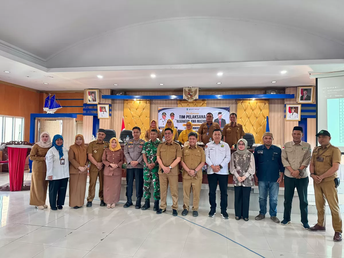 Wakil Bupati Bulukumba Andi Edy Manaf bersama peserta Pertemuan TPKJM Kabupaten Bulukumba menegaskan komitmen lintas sektor dalam memperkuat pelayanan kesehatan jiwa, menghapus praktik pasung, dan mewujudkan Bulukumba bebas ODGJ terlantar.