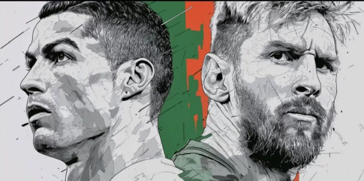 Cristiano Ronaldo dan Lionel Messi