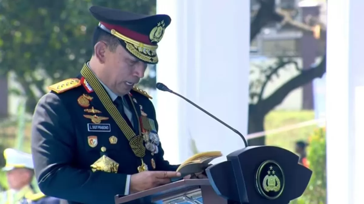 Kapolri Jenderal Polisi Listyo Sigit Prabowo. Polri melakukan mutasi terhadap 146 perwira, termasuk sejumlah perwira tinggi berpangkat Brigjen Pol.